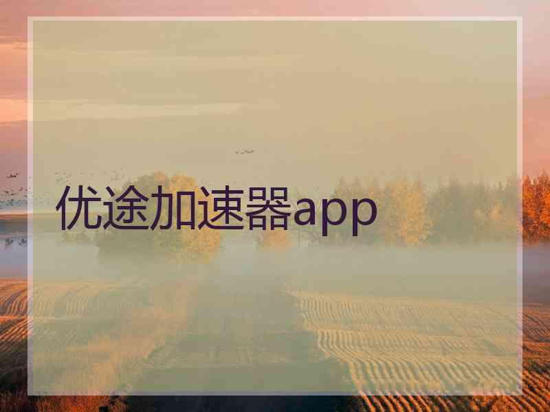 优途加速器app