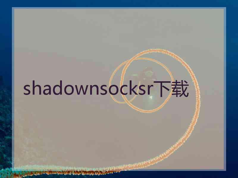 shadownsocksr下载