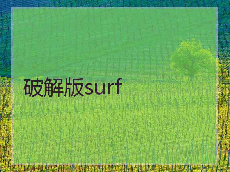 破解版surf