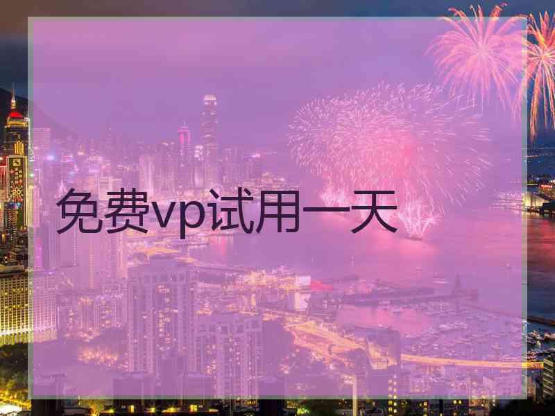 免费vp试用一天