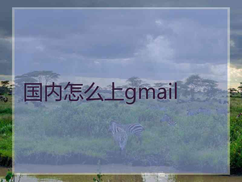 国内怎么上gmail