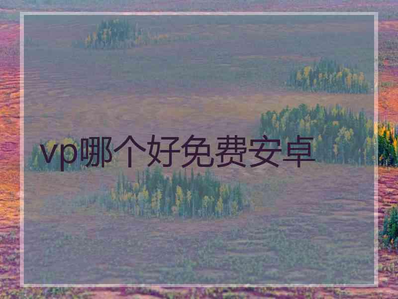 vp哪个好免费安卓