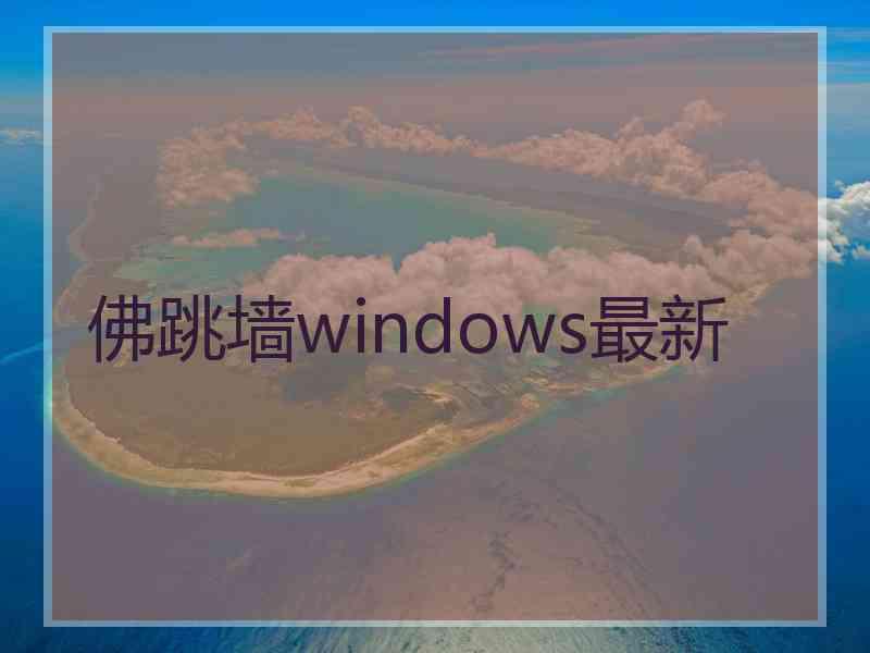 佛跳墙windows最新