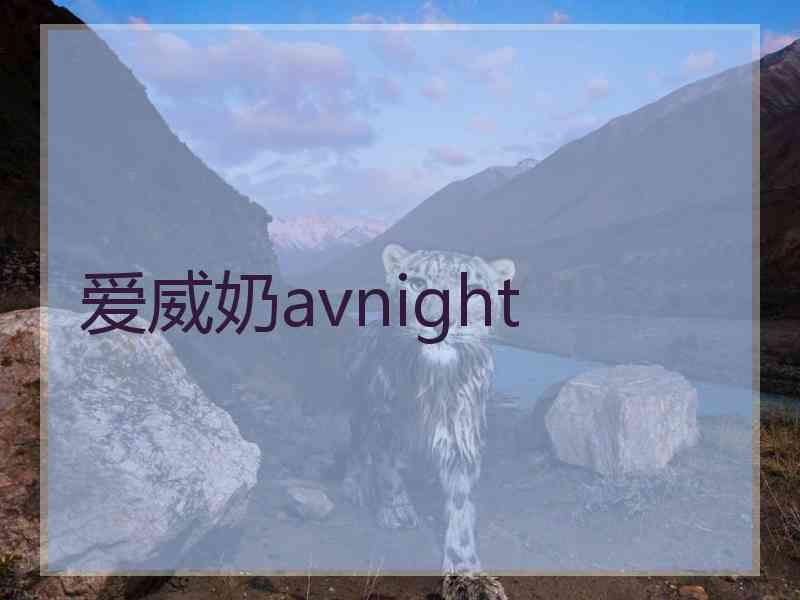 爱威奶avnight