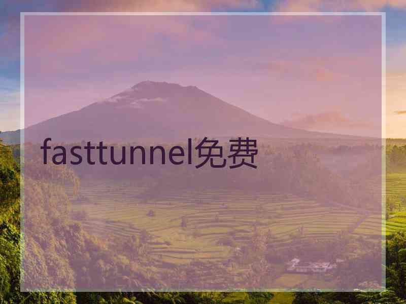 fasttunnel免费