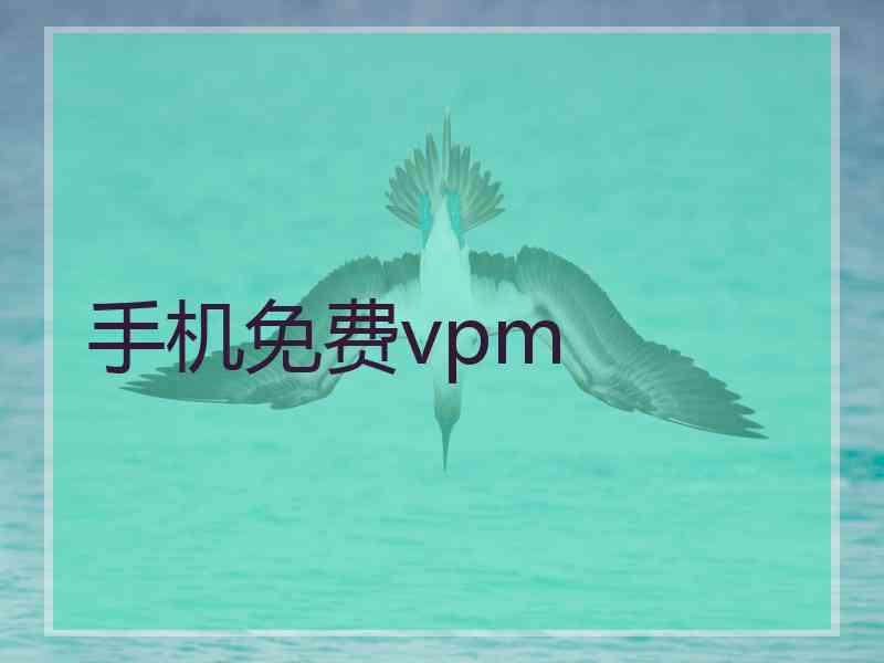 手机免费vpm