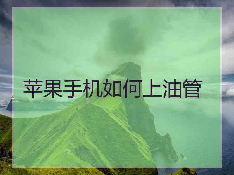 苹果手机如何上油管