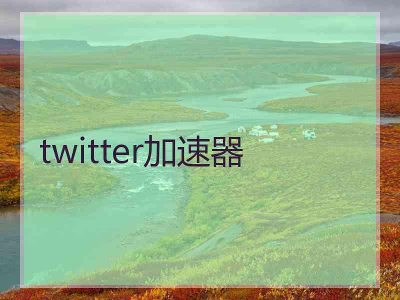 twitter加速器