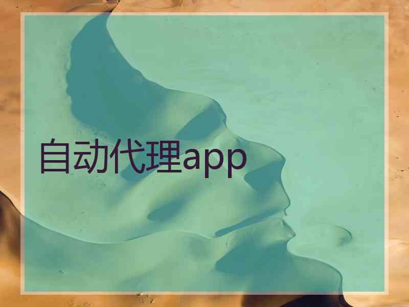 自动代理app