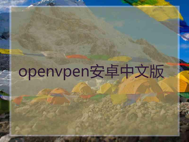 openvpen安卓中文版