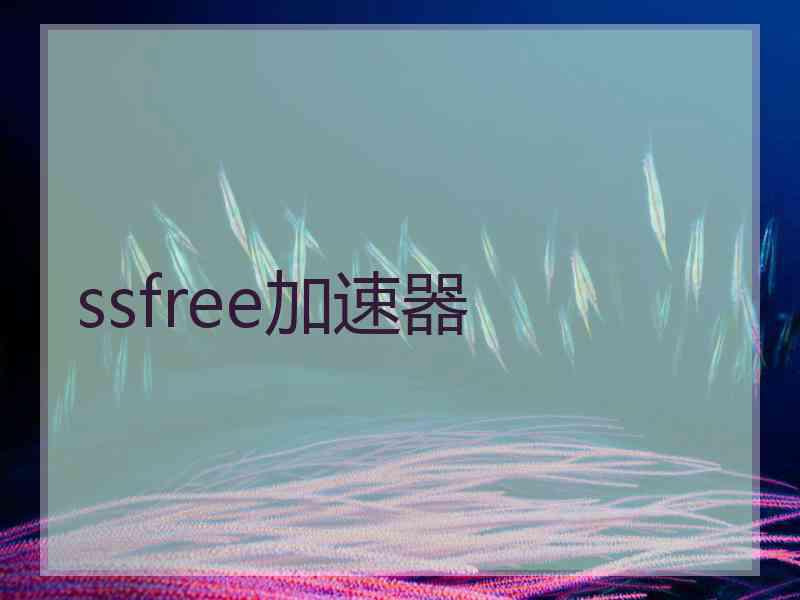 ssfree加速器