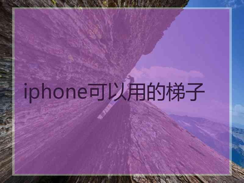 iphone可以用的梯子