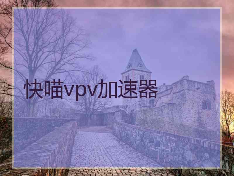 快喵vpv加速器