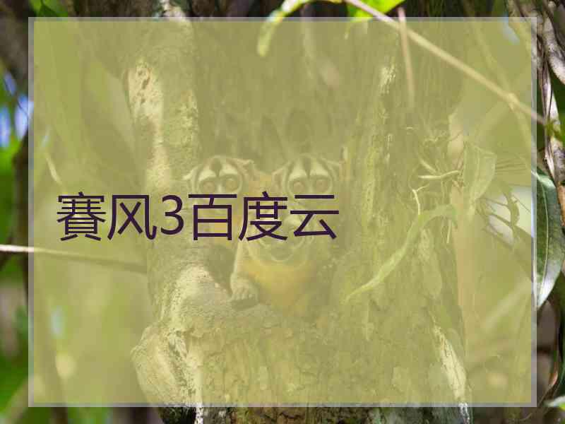 賽风3百度云