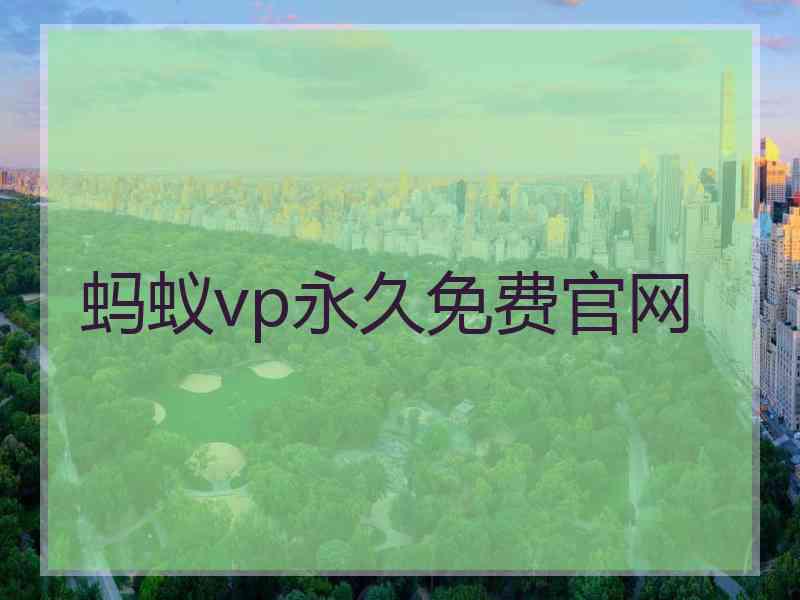 蚂蚁vp永久免费官网