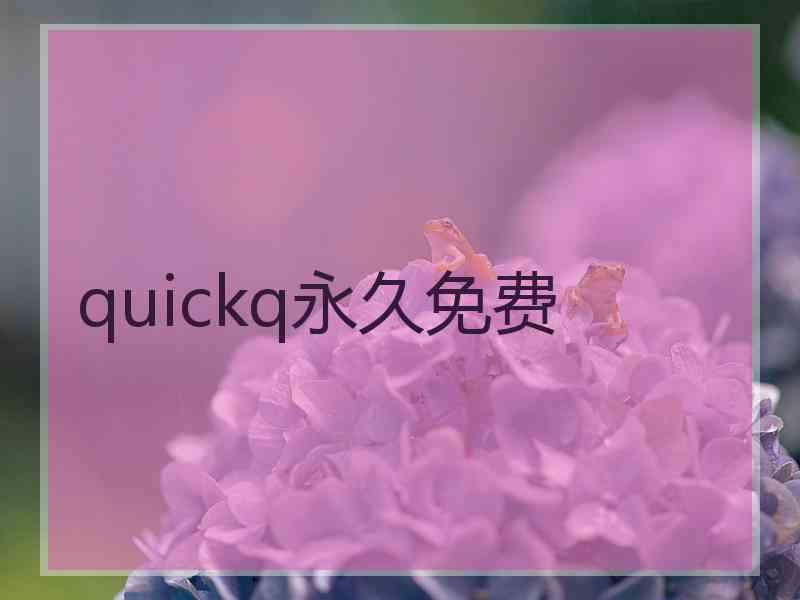 quickq永久免费