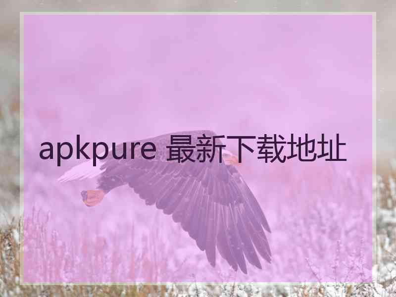 apkpure 最新下载地址