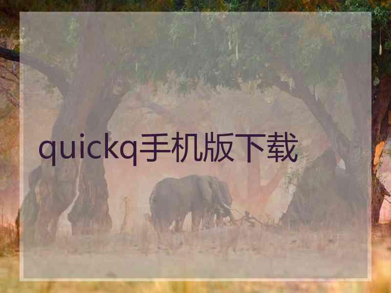 quickq手机版下载