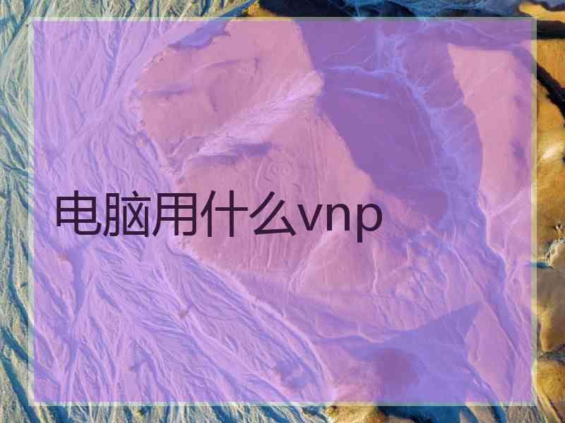 电脑用什么vnp