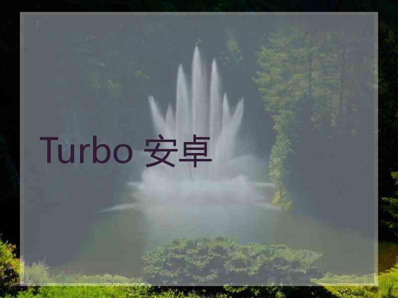 Turbo 安卓