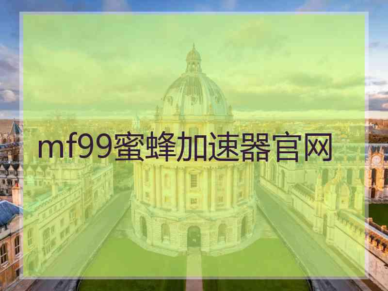 mf99蜜蜂加速器官网