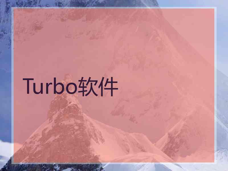 Turbo软件