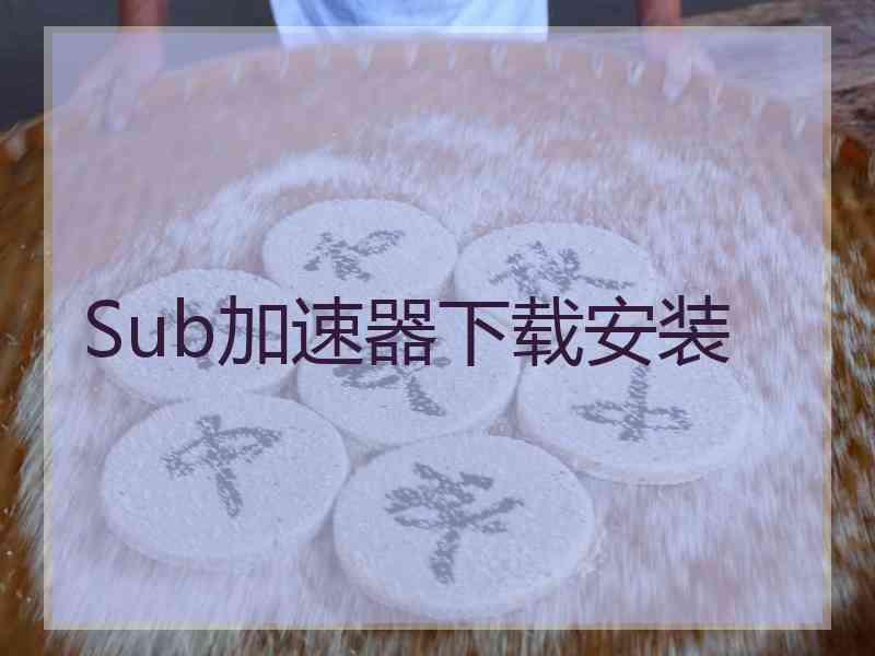 Sub加速器下载安装