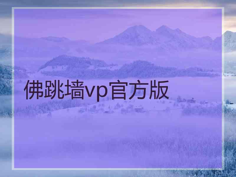 佛跳墙vp官方版