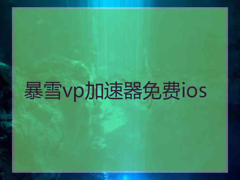 暴雪vp加速器免费ios